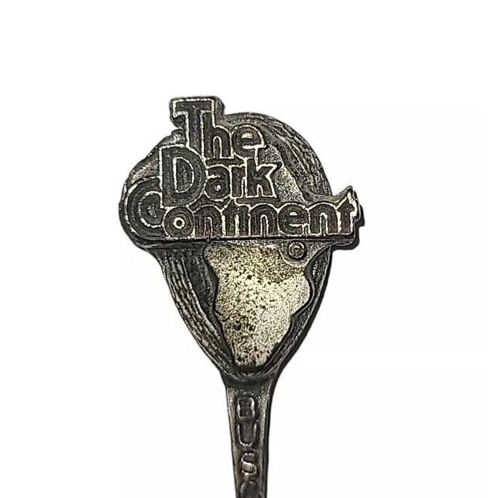 Vintage Collectible‎ Souvenir "The DARK CONTINENT" BUSCH GARDENS Souvenir Spoon